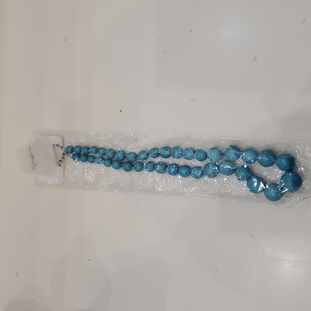 925 Faux Turquoise Necklace - Picture 4 of 4